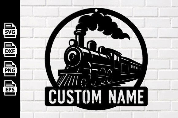 Download Personalized Custom Train Sign - Train sign Collection