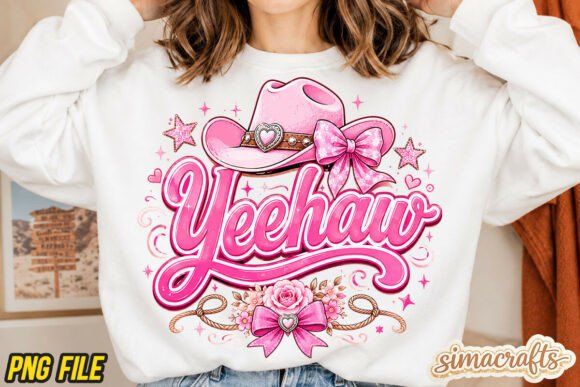 Download Yeehaw Pink Cowboy Hat PNG - Cowboy hat Collection