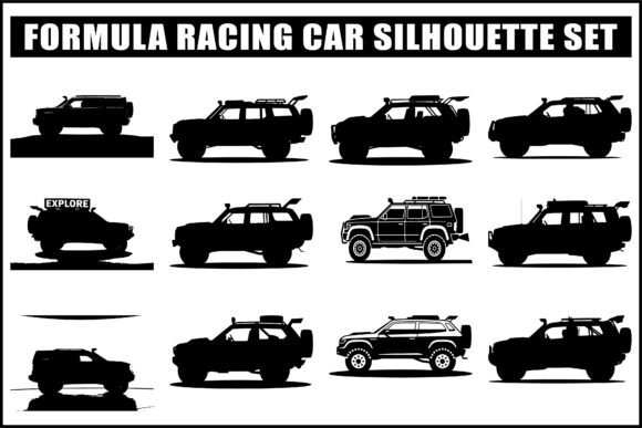 Download Formula Racing Car SVG Bundle - Racing car svg Collection