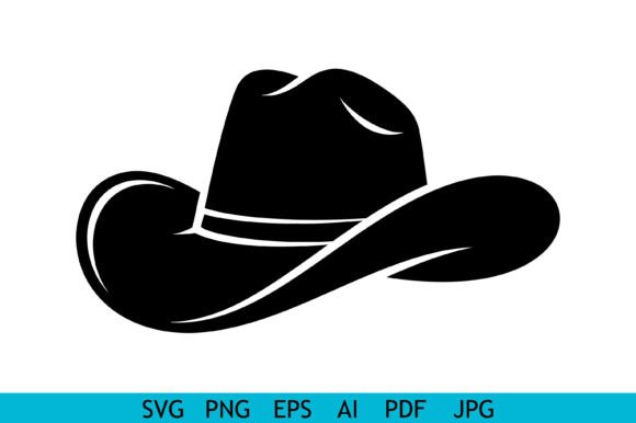 Download Western Cowboy Hat Silhouette Vector - Cowboy hat Collection