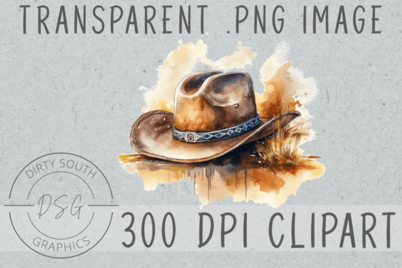 Download Watercolor Western Cowboy Hat Clip Art - Cowboy hat Collection